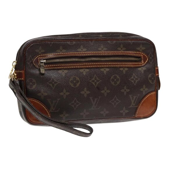 LOUIS VUITTON Monogram Marly Dragonne GM Clutch Bag - Picture 1 of 15